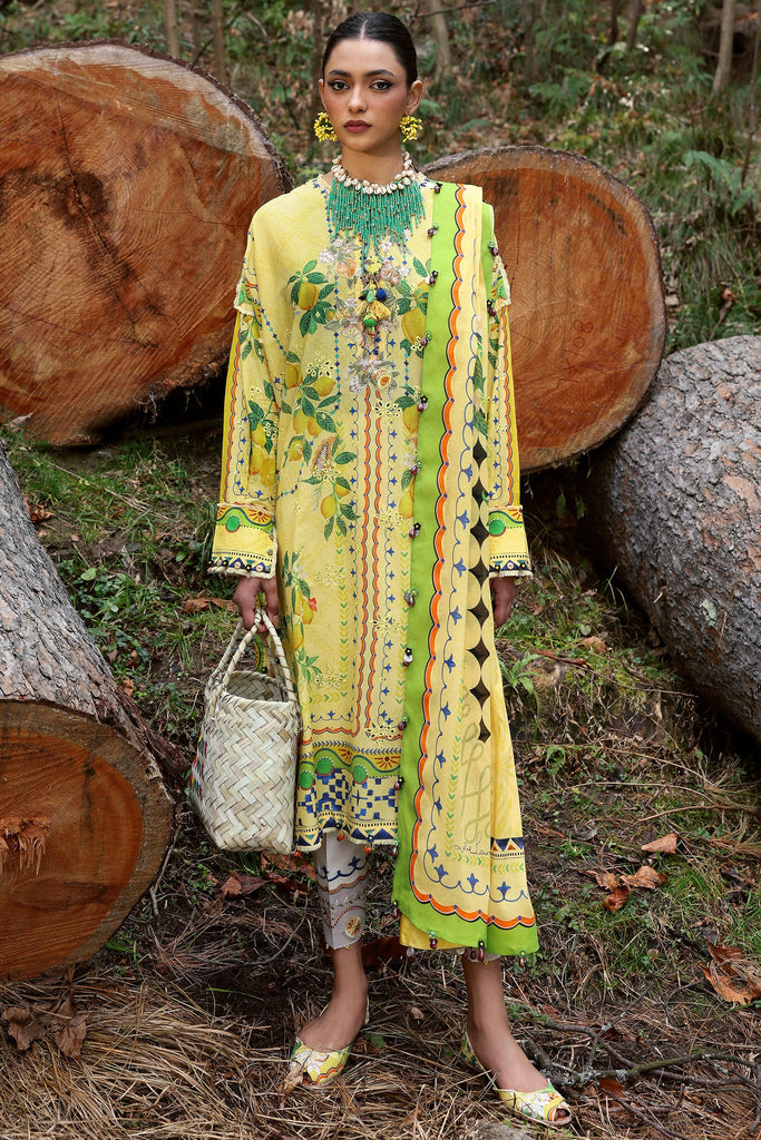 Zaha Neelum Luxury Lawn – DAHLIA (ZL25-04 A)