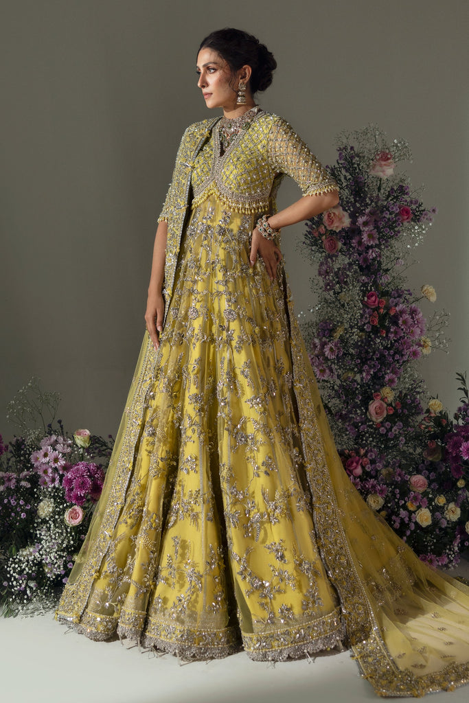 Elan x Ayeza Khan Luxury Festive Wedding Formals – LIME BLOSSOM (EC24-03)