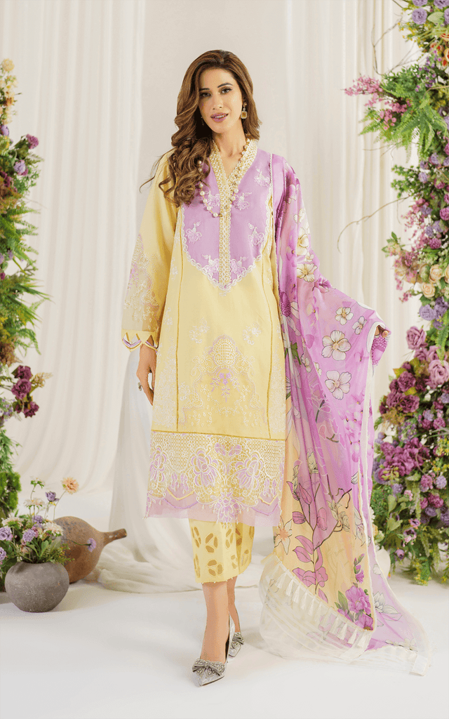 Asifa & Nabeel Pretty in Pink Luxury Lawn – Versaila (PP-10)