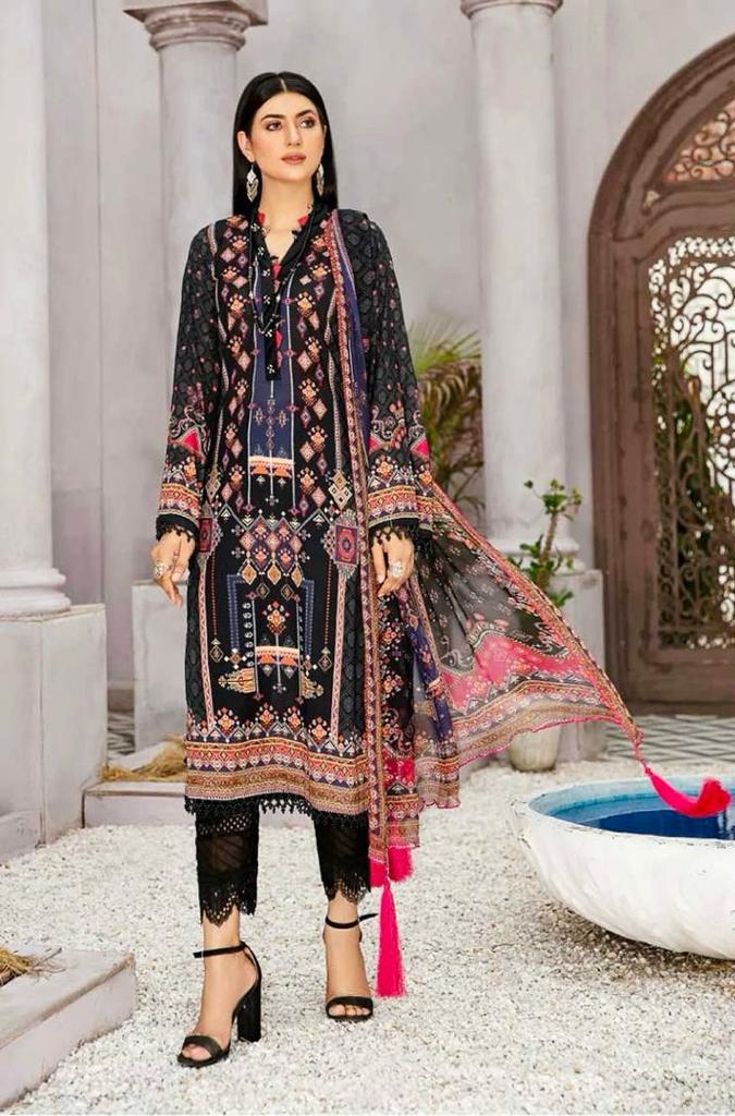 MARIA B M.Prints Suits Eid Collection : 2023 : MPT-1803-A – FashionistAmna