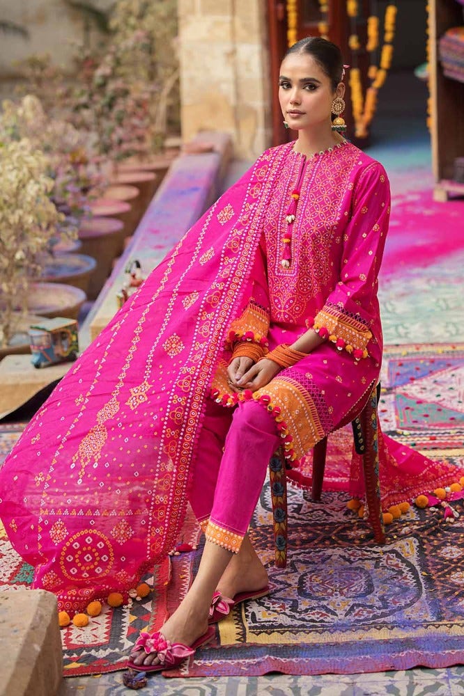 Gul Ahmed – 3 Piece Printed Lawn Suit CL-42037 B