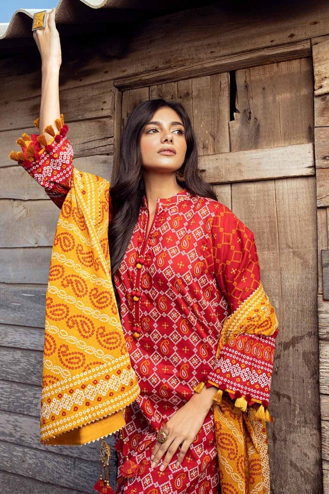 Gul Ahmed – 3 Piece Printed Lawn Suit CL-42061 A