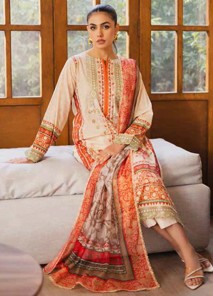 Freesia Zen Lawn by Maryum N Maria – FW-50074 Zaynab