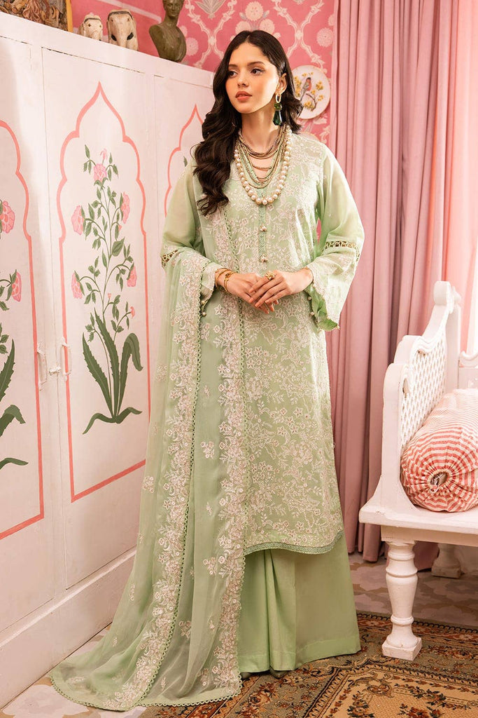 Gul Ahmed – 3 Piece Embroidered Swiss Voile Suit with Embroidered Chiffon Dupatta and Inner LSV-42013