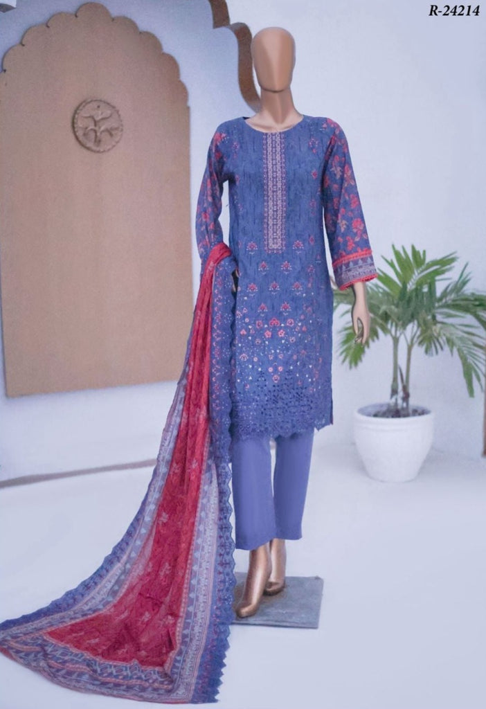 Riwayat Embroidered Lawn Collection – R-6