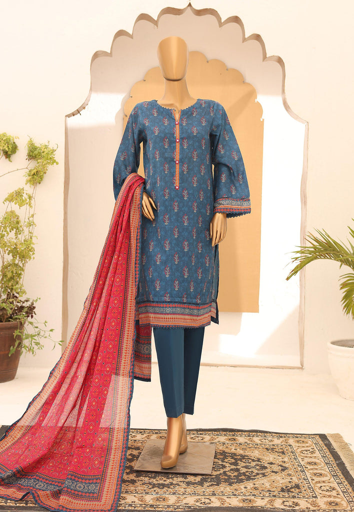 Riwayat Stitched Printed Lawn Suit – R-10