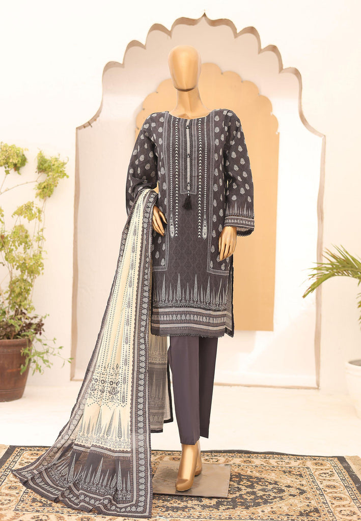 Riwayat Stitched Printed Lawn Suit – R-2