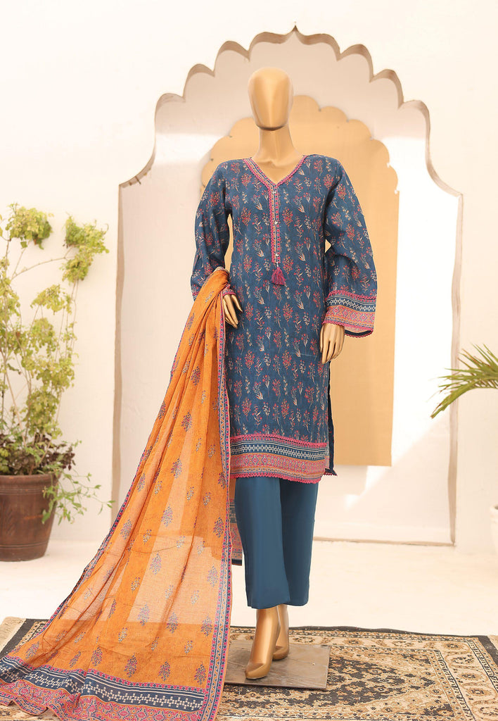 Riwayat Stitched Printed Lawn Suit – R-3