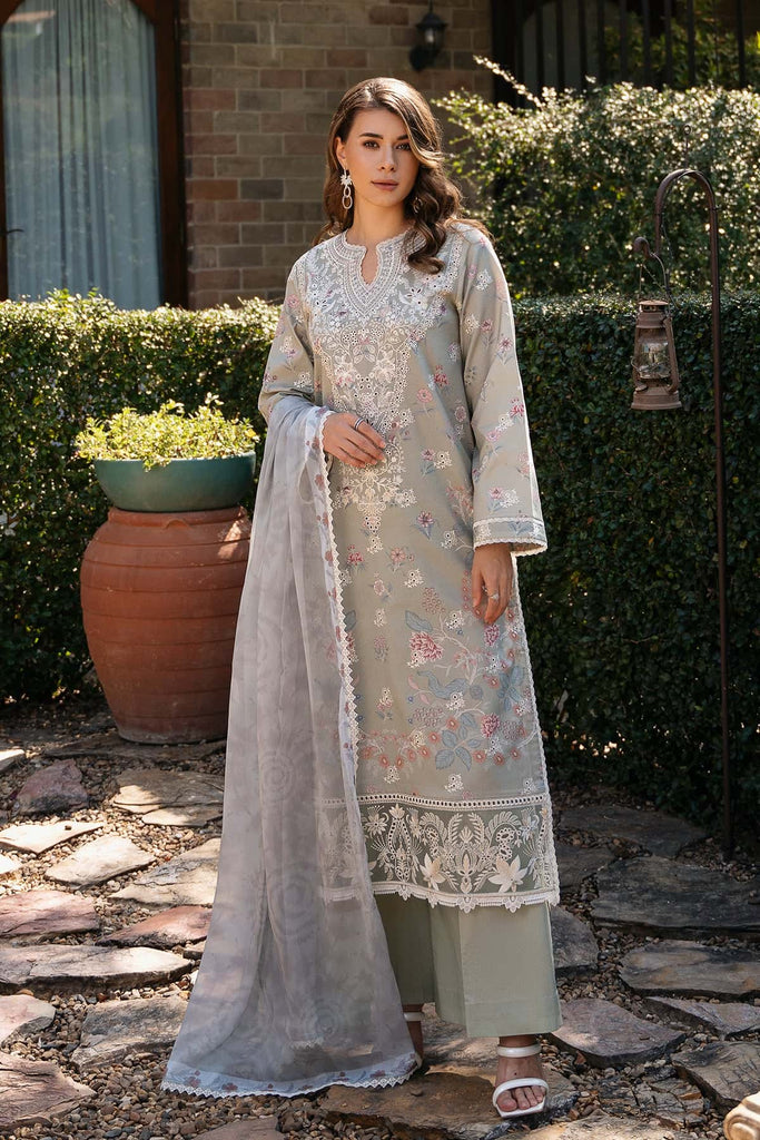 Afrozeh Damask The Holiday Edit Lawn – Maelis A