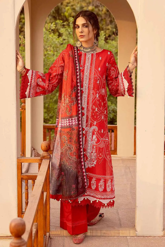 Gul Ahmed 3PC Suit with Khaddi Net Dupatta CN-32014