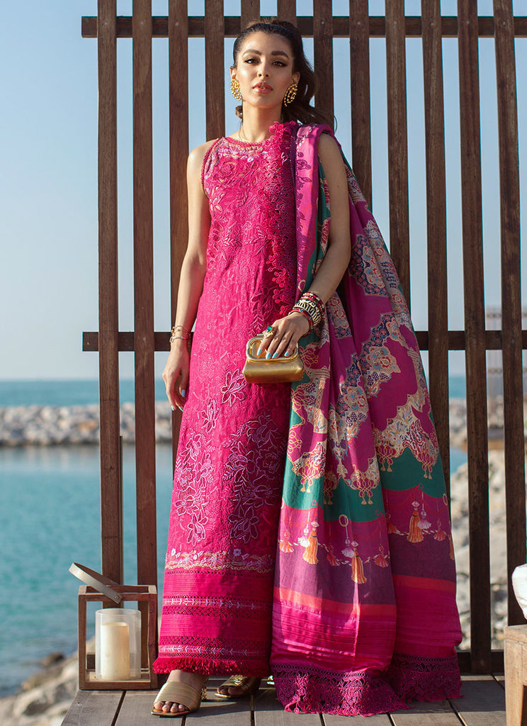 Farah Talib Aziz Luxury Lawn Collection 2022 – Ibiza Berry