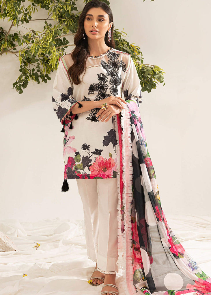 Asifa & Nabeel Leia Lawn Collection – LEO (LL-07)