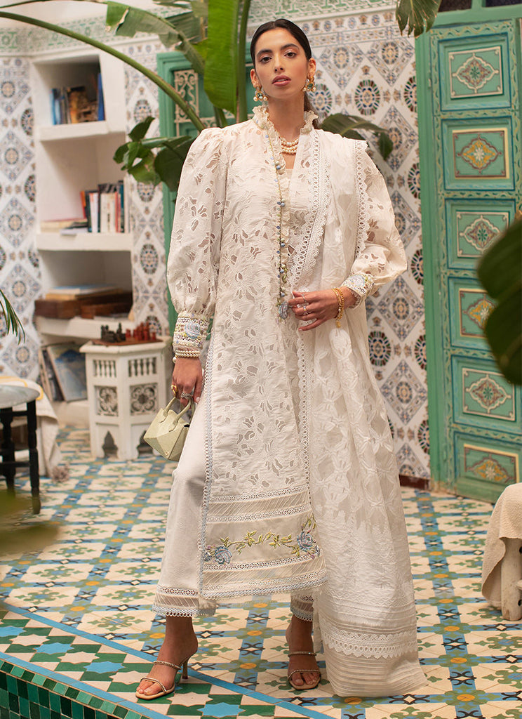 Farah Talib Aziz Luxury Lawn Collection 2023 – Ourika Ivory