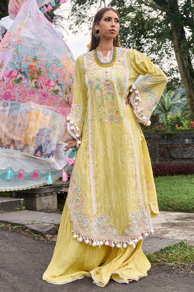 Ansab Jahangir Zoha Luxury Lawn Collection – Marigold