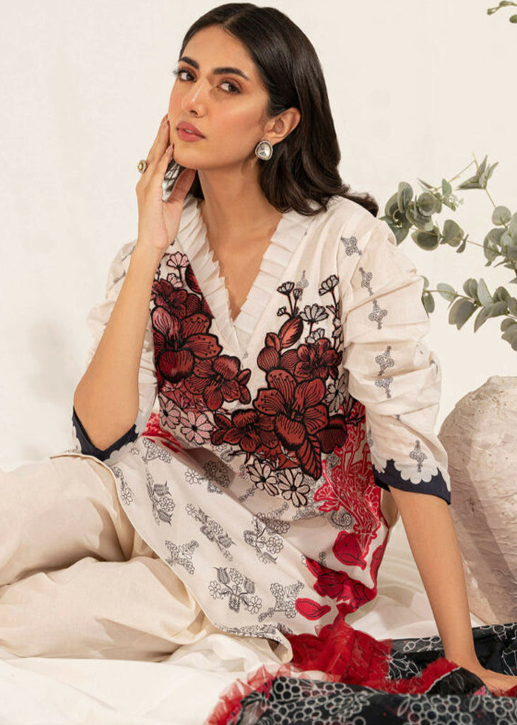 Asifa & Nabeel Leia Lawn Collection – LUNA (LL-10)