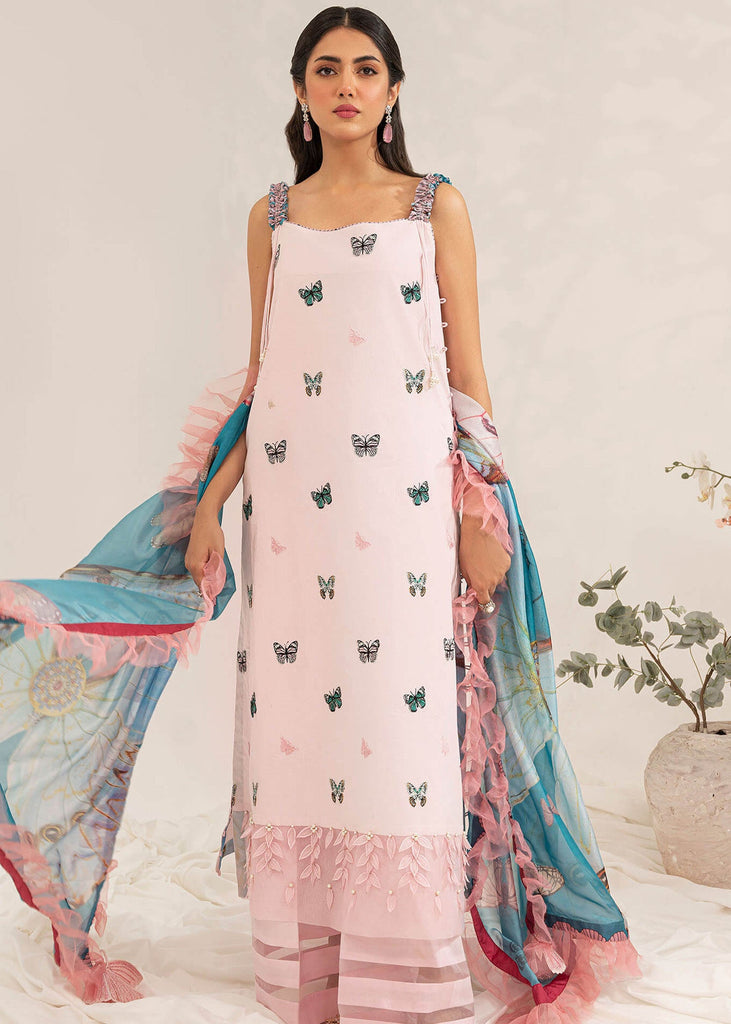 Asifa & Nabeel Leia Lawn Collection – KELEBEK (LL-13)