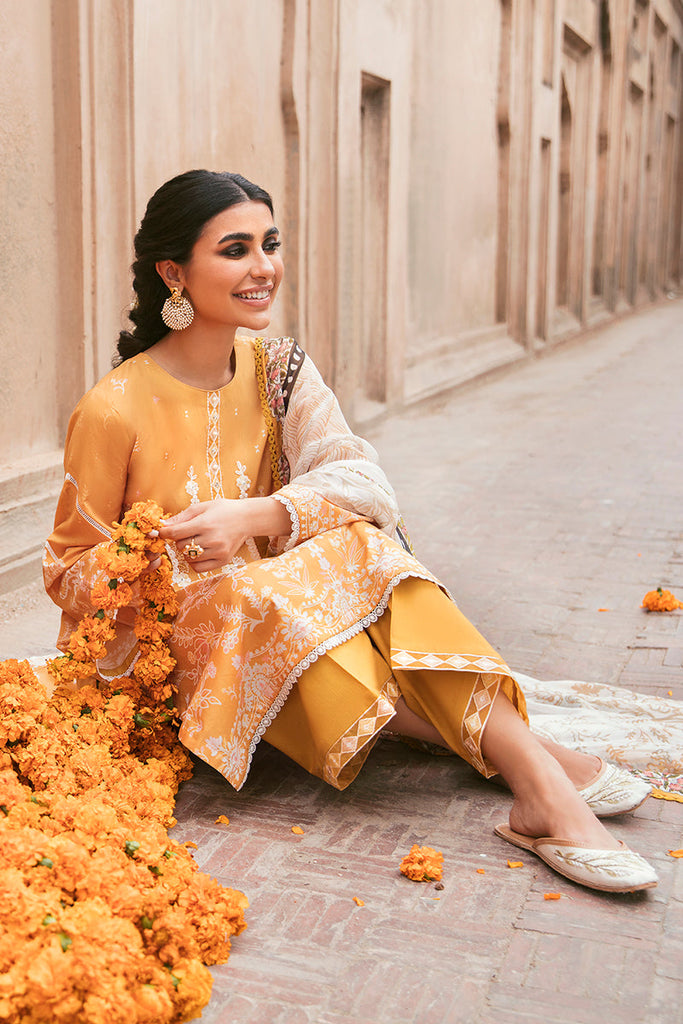 Cross Stitch Festive Eid Lawn Collection Vol-2 – DUSKY ALLURE-3PC PRINTED LAWN SUIT