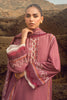 Cross Stitch Satin Collection 2023 ELINOR BLAZE-3PC SATIN EMBROIDERED SUIT