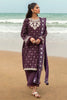 Cross Stitch Satin Collection ENIGMATIC CHARM-3PC SATIN PRINTED SUIT