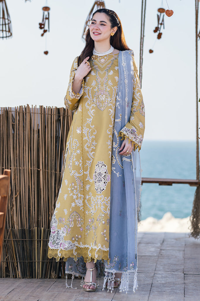 Qalamkar Sahil Kinare Luxury Lawn Collection 2024 – FP-03 SELMA