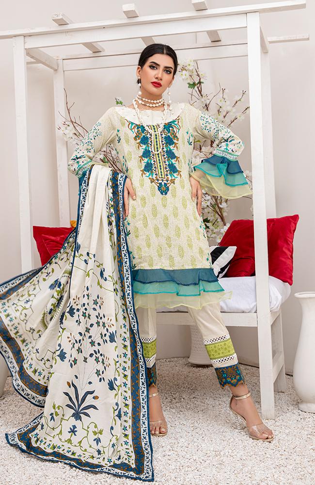 Anum Lawn Collection Vol-6 2020 – 03A