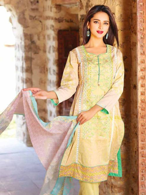 Zanisha Embroidered Lawn Collection 2016 –  03B - YourLibaas
 - 1