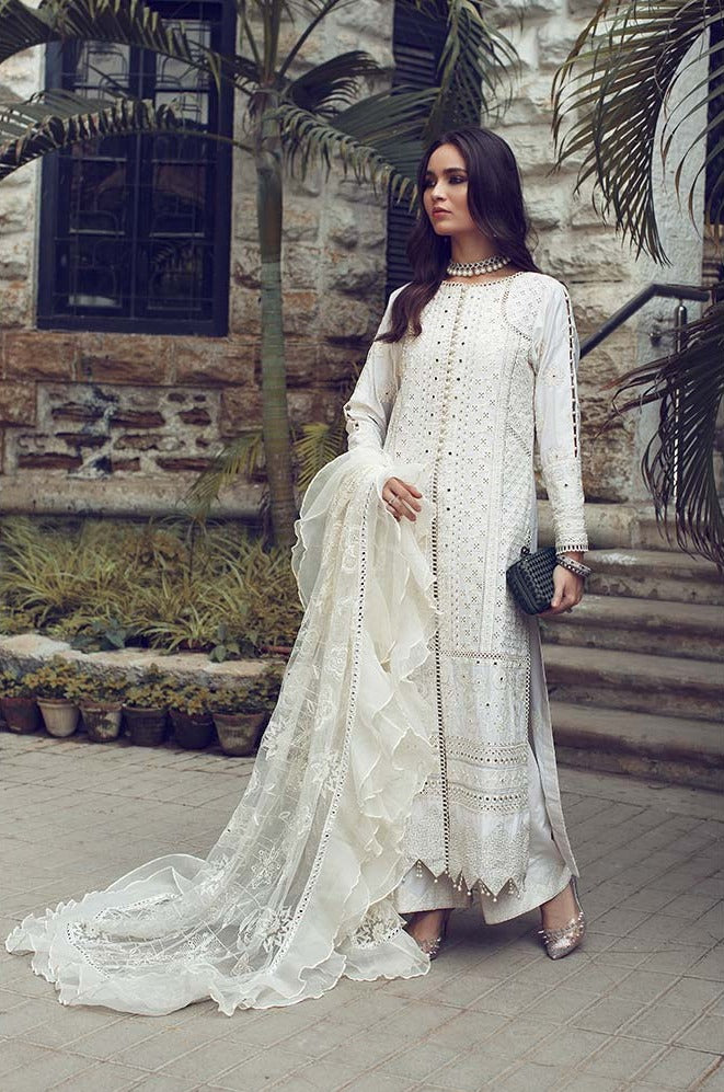 Rouche Chikankari Edition – Ivory