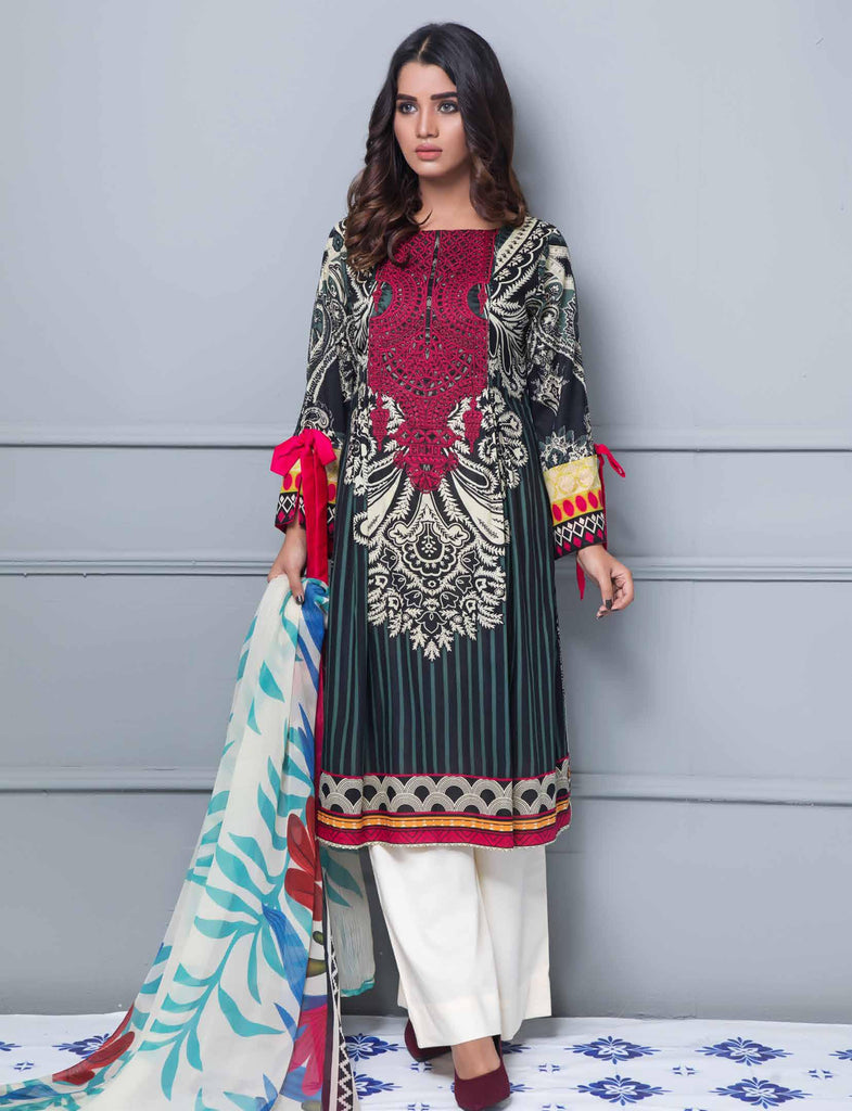 Rang Rez Designer Lawn Collection Vol-2 2019 – Design 03