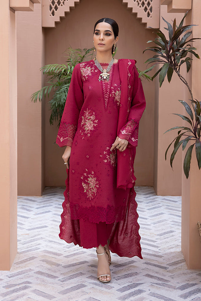 Rang Rasiya Carnation Karandi Collection with Shawl – Aergul