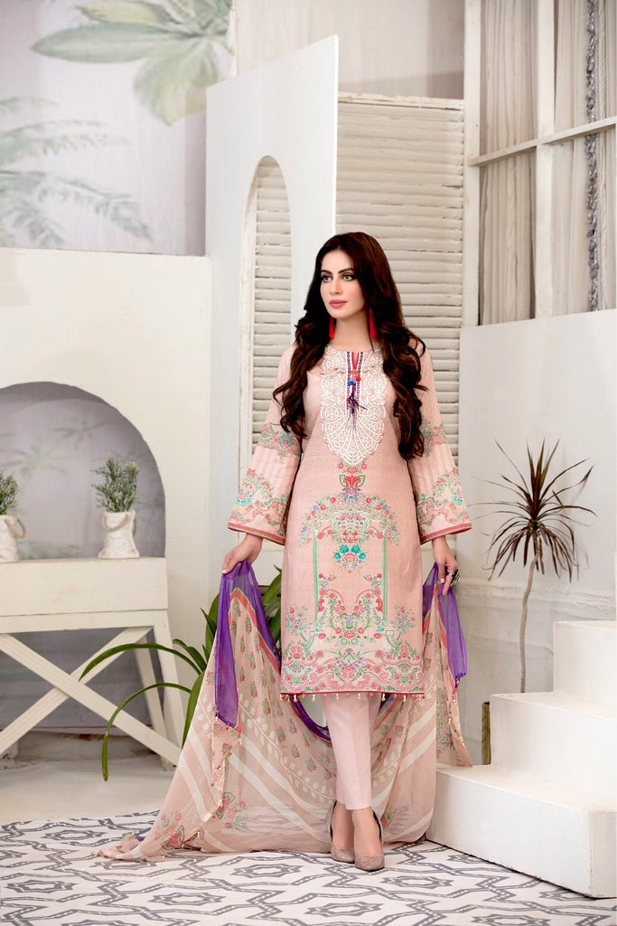 Amna Sohail by Tawakkal Fabrics – Summer Medley Lawn Collection  – D 1475-B