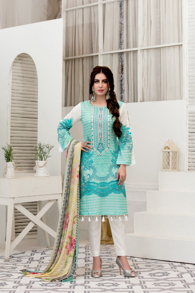 Amna Sohail by Tawakkal Fabrics – Summer Medley Lawn Collection  – D 1471-B