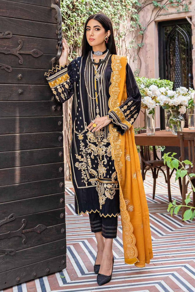 Gul Ahmed Festive Collection – Embroidered Lawn Suit with Yarn Dyed Dupatta FE-12254