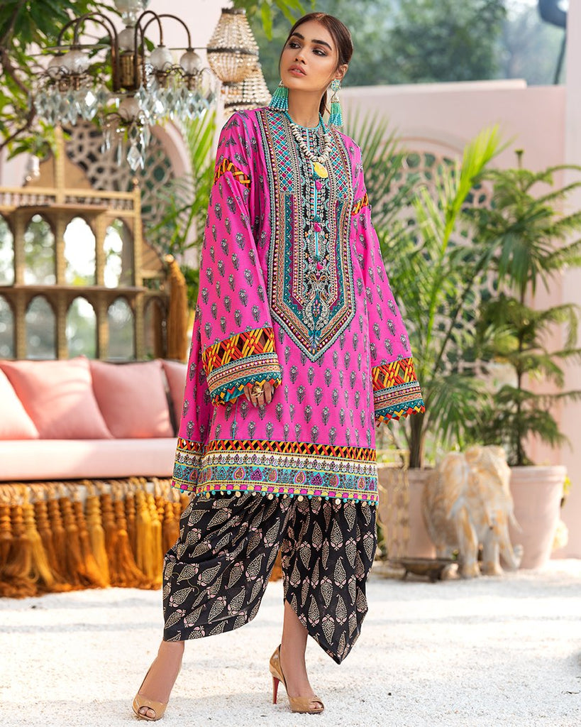 Zaha by Khadijah Shah – Spring/Summer Lawn Collection 2020 – KALISHA (ZL-31)