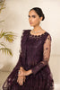 Alizeh Lamhay Festive Formal Collection – Embroidered Net Plum - V15D08 - Maya