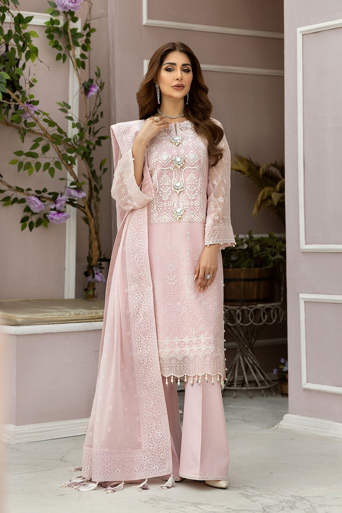 Alizeh Dhaagey Formal Collection  – Powder Pink - V01D06