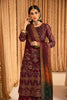 Alizeh Mehfil-e-Uroos Formal Collection – Roheen - V16D01 Embroidered Chiffon Maroon