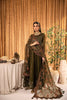 Alizeh Mehfil-e-Uroos Formal Collection – Mahveen - V16D07 Embroidered Chiffon Olive