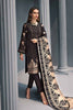 Gul Ahmed Poshak-E-Chinar Embroidered Shawl Collection 2019 – Black 3 PC AYE-03