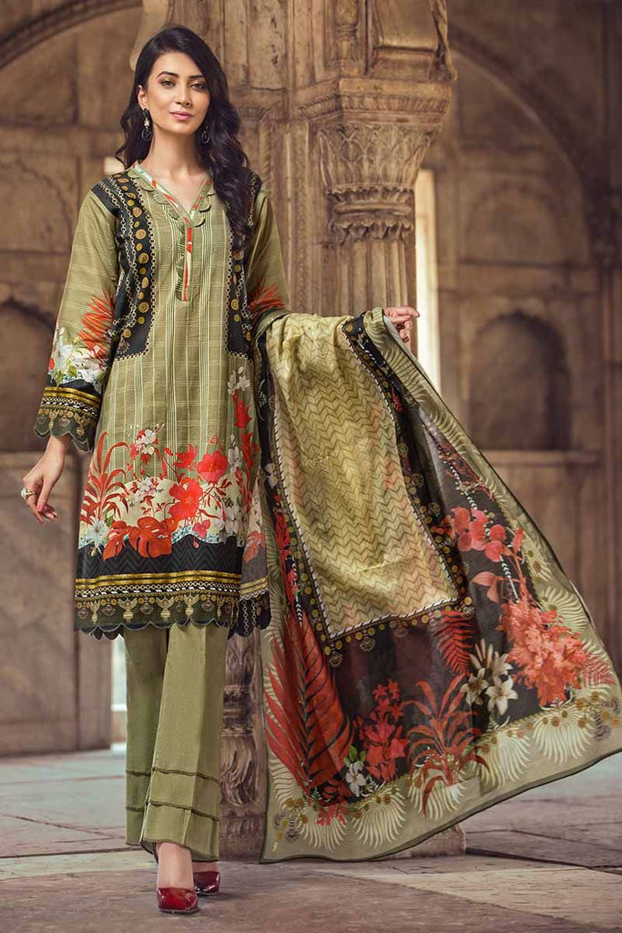 Gul Ahmed Cambric Collection 2019 – 3 PC Digital Printed Cambric – CBN-92