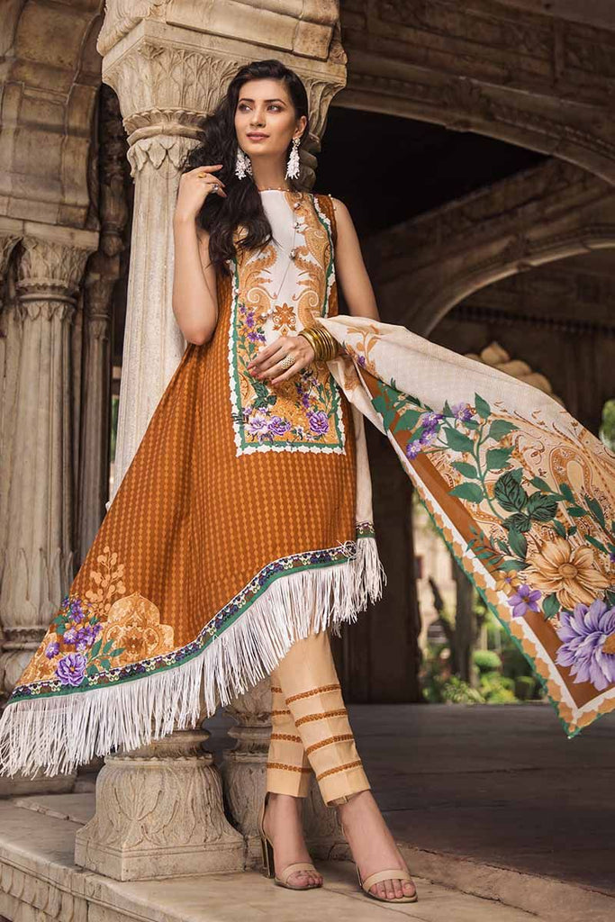 Gul Ahmed Cambric Collection 2019 – 3 PC Printed Cambric – CBN-98B