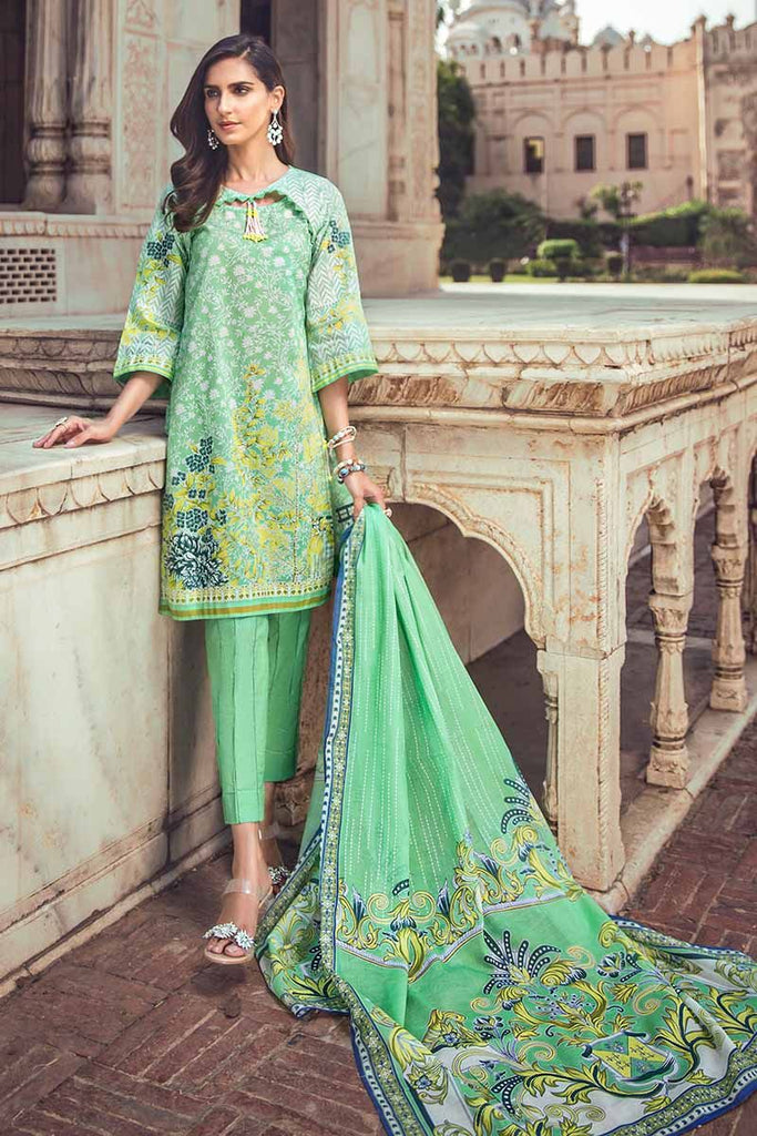 Gul Ahmed Cambric Collection 2019 – 3 PC Printed Cambric – CBN-100A