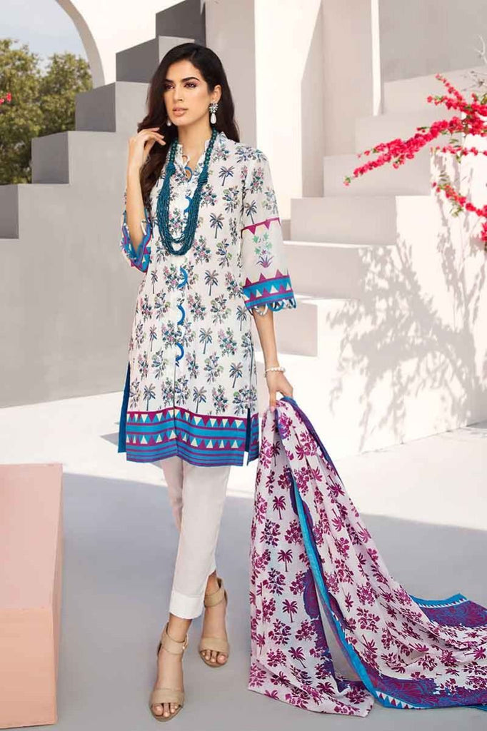 Gul Ahmed Malmal Collection 2019 – 3 PC Lawn Suit CL-503 A