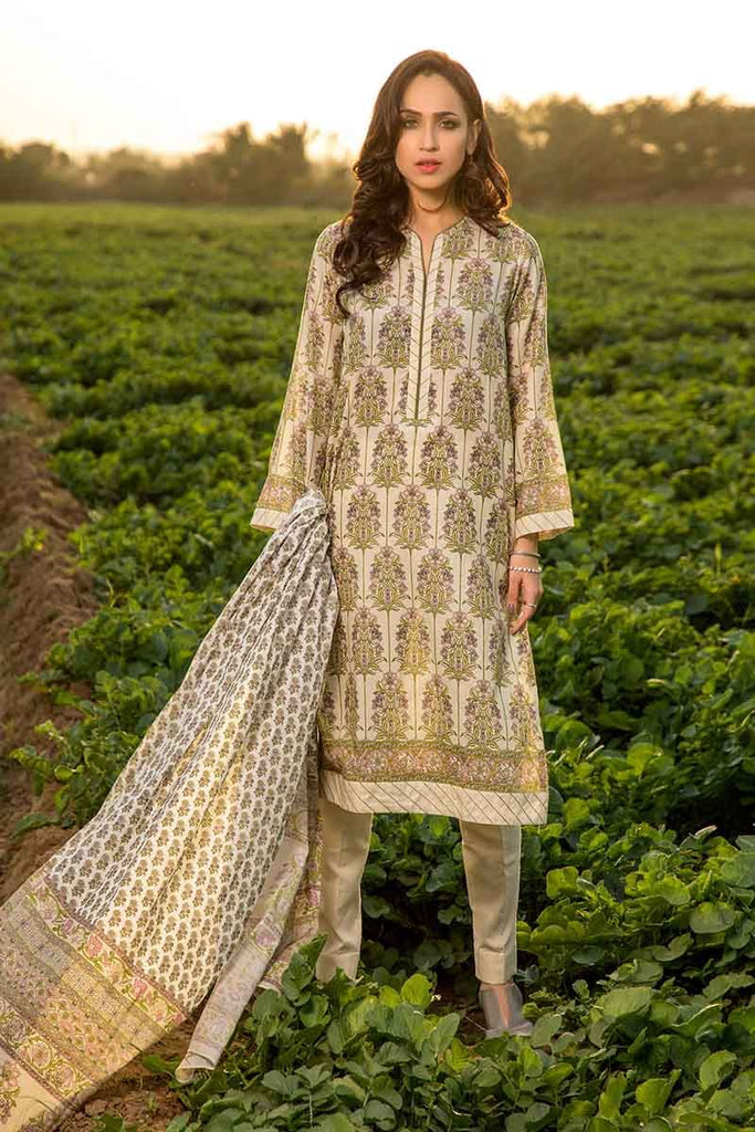 Gul Ahmed Malmal Collection 2019 – 3 PC Lawn Suit CL-488 A