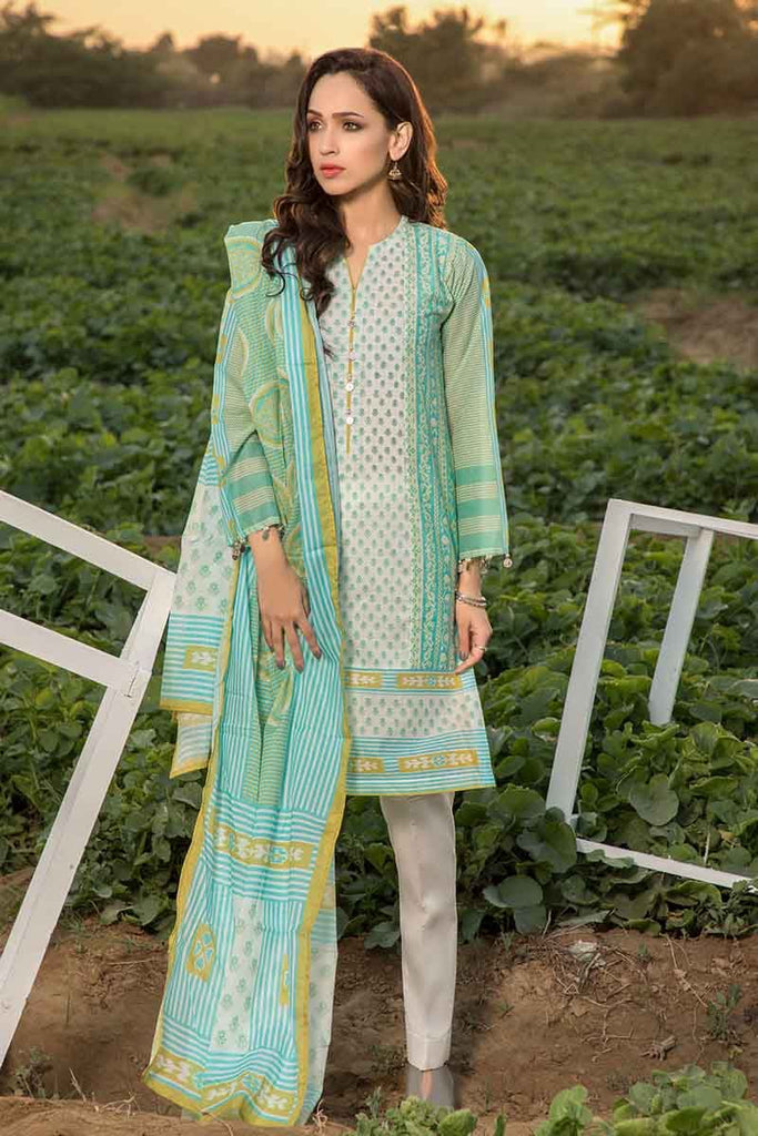 Gul Ahmed Malmal Collection 2019 – 3 PC Lawn Suit CL-551 B