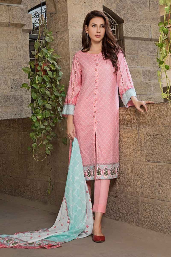 Gul Ahmed Malmal Collection 2019 – 3 PC Lawn Suit CL-493 A