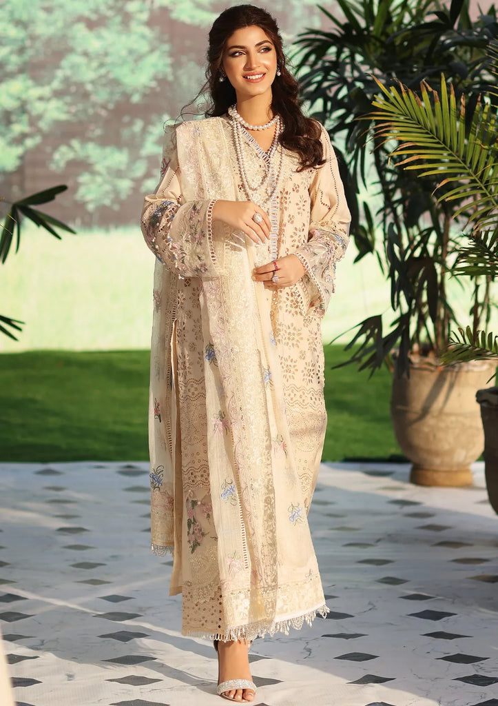 Elaf Festive Chikankari Lawn Collection 2023 – ELC-07 HARMONY