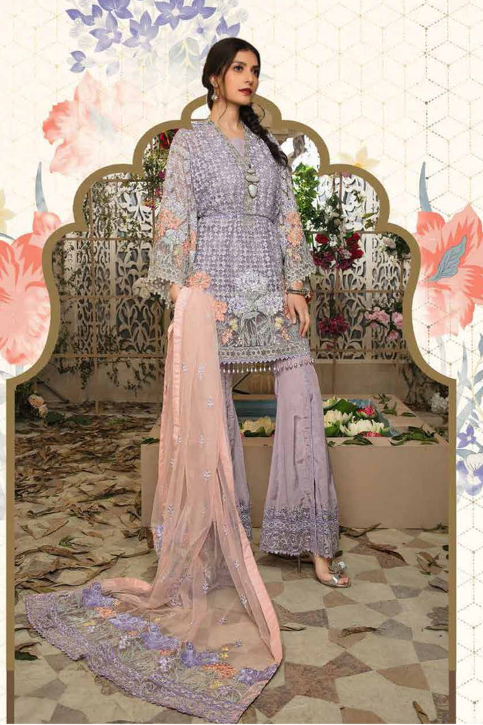 Adan's Libas Guzarish Chapter 2 Wedding Festive Luxury Chiffon Collection 2020 – 10 Lavender Heart