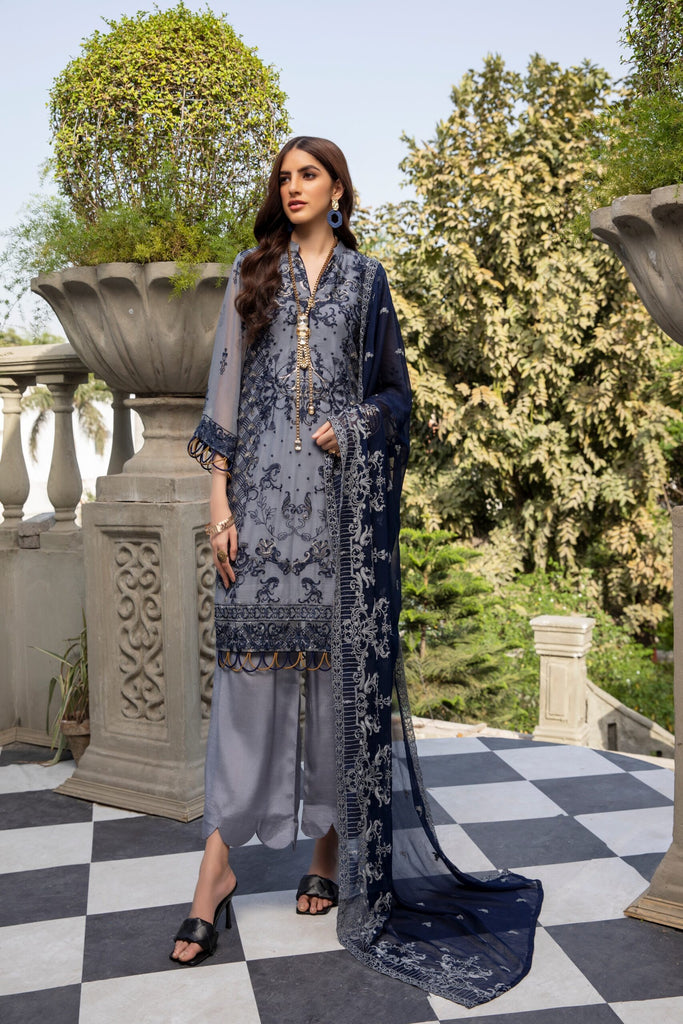 Meraki Embroidered Chiffon Collection Vol-3 – MCE3-10