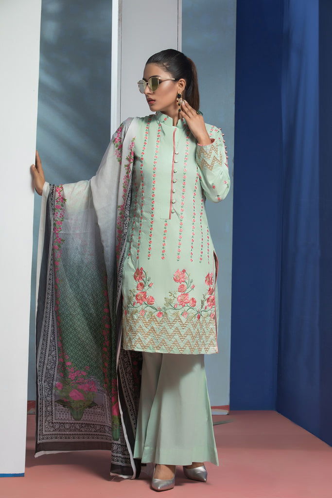 Sahil Designer Embroidered Lawn Collection Vol 6 – SH6-10B