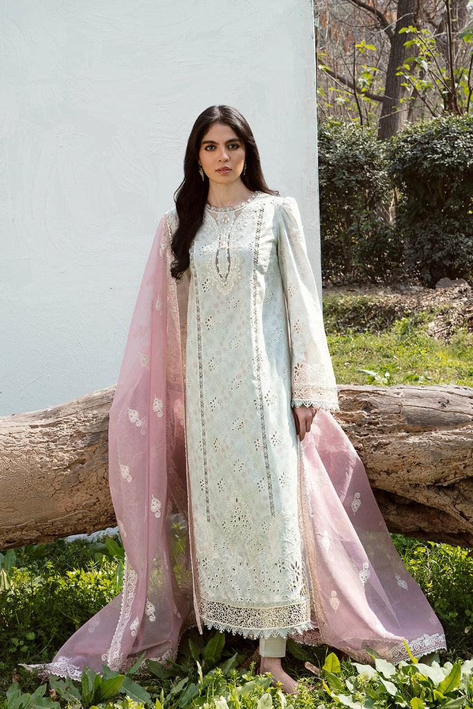 Qalamkar Qline Lawn Collection 2023 – AK-12 GIZA